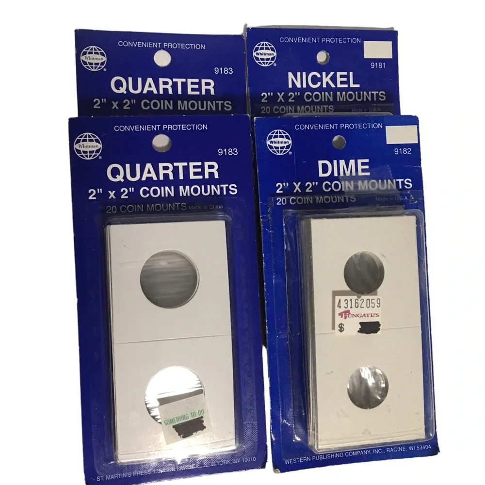 Whitman Coin Mount Protectors 2x2